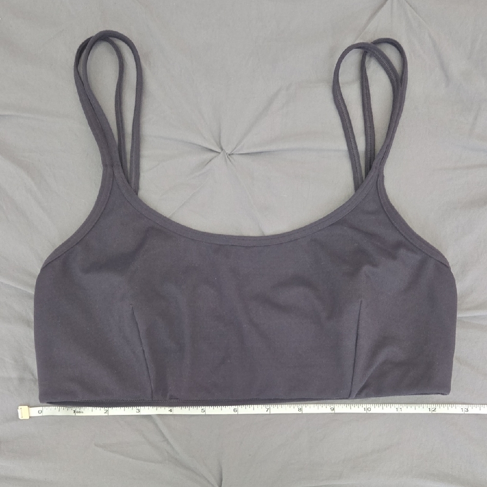 Everyday Double-Strap Bralette - Charcoal